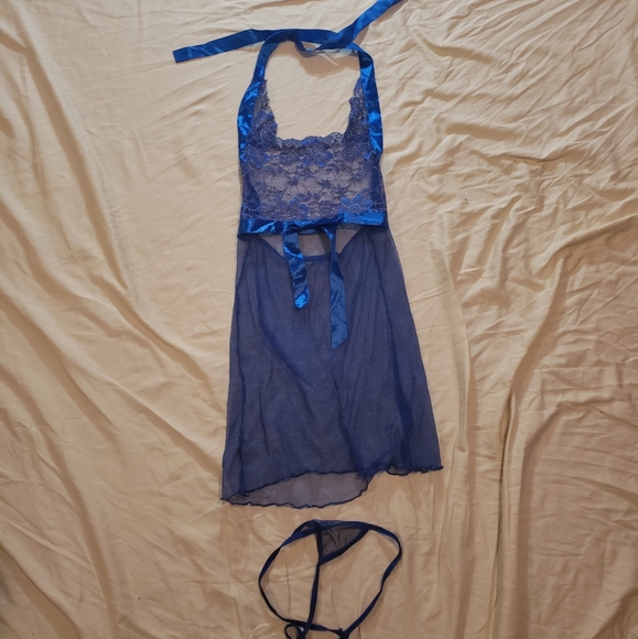 Other - NWOT Blue Lingerie Set